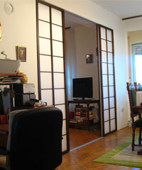 pregrad izmedju trepezarije i dnevne sobe japanska u srbiji